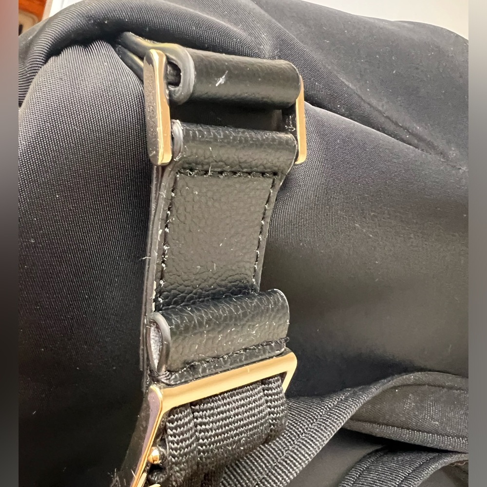 ♠️ Kate Spade ♠️ Dawn Medium Black Nylon Backpack EXCELLENT Used Condition $249 - Picture 6 of 16